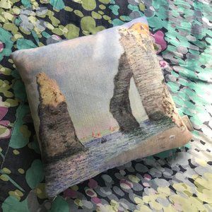 Monet Cliffs at Etretat Pillow